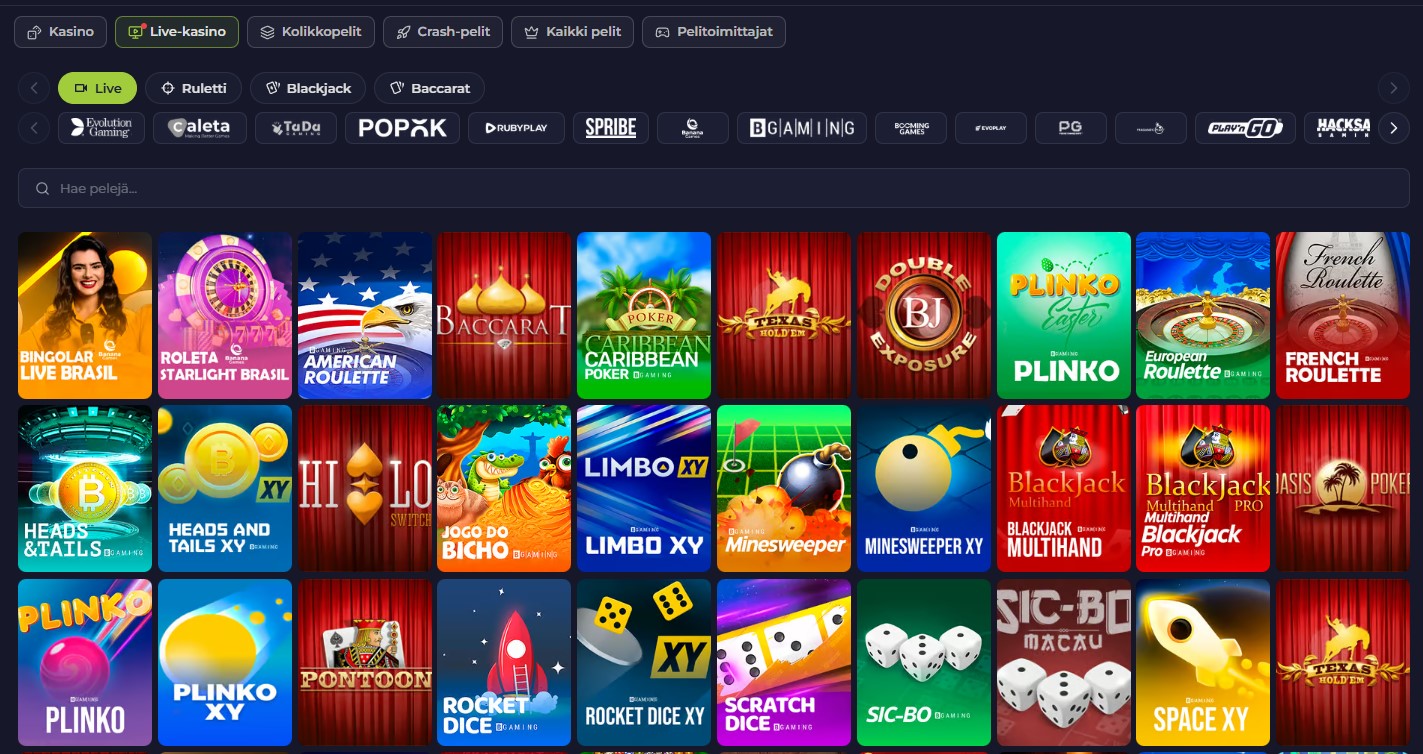 Bet7K — interfaz de slots
